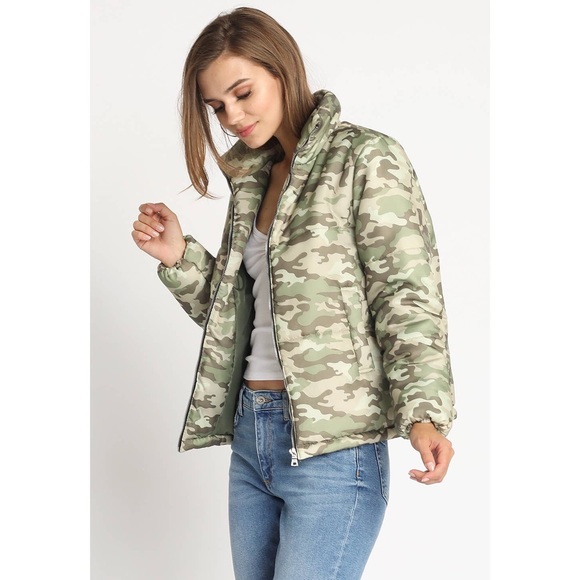 FINAL PRICE DROP Camo Puffer Jacket - Picture 2 of 6